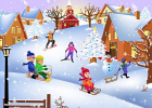 Puzzle Nivel 3: Postal de Invierno | Recurso educativo 34198