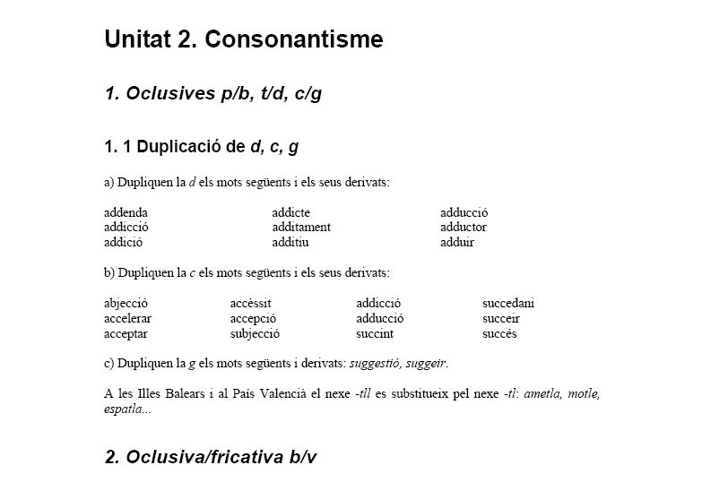 Consonantisme | Recurso educativo 35099