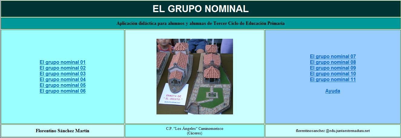 El grupo nominal | Recurso educativo 35308