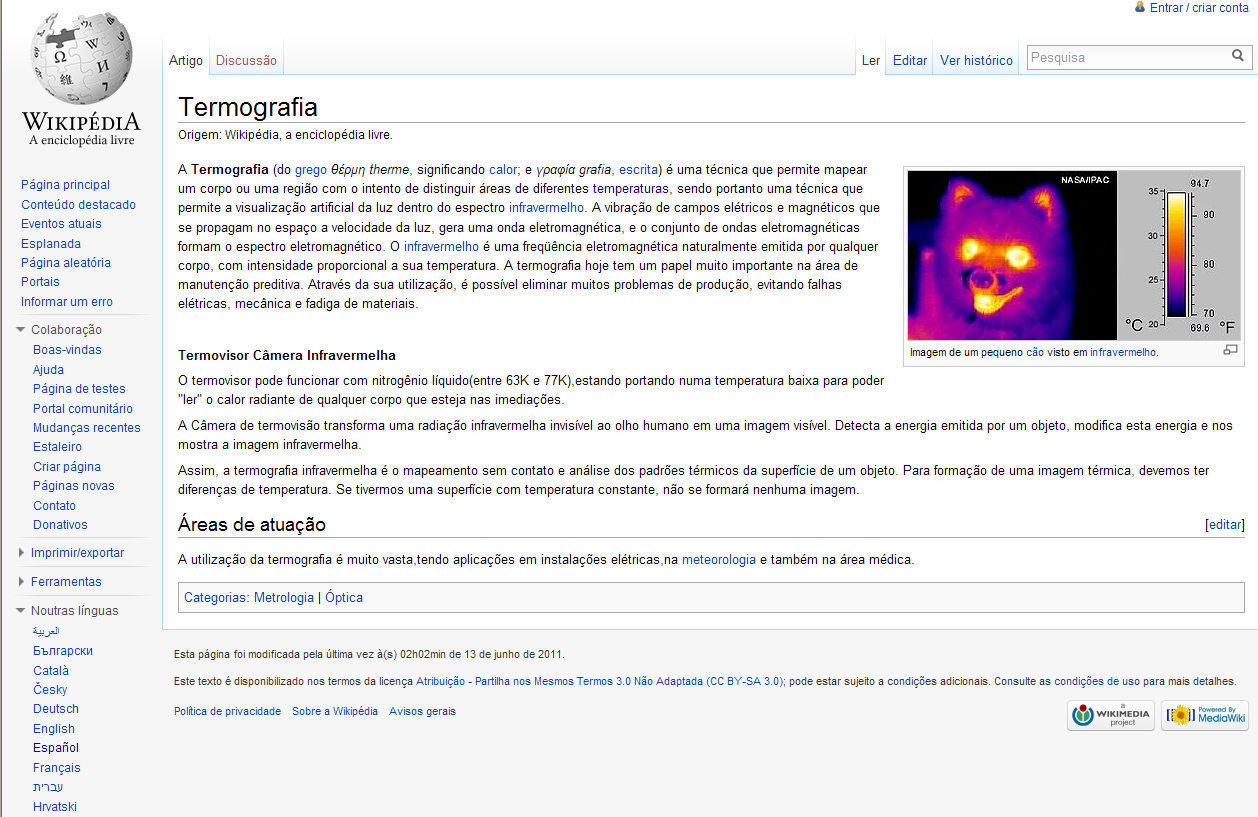 Termografia | Recurso educativo 35616