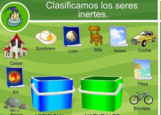 Clasificación de los seres inertes | Recurso educativo 35632