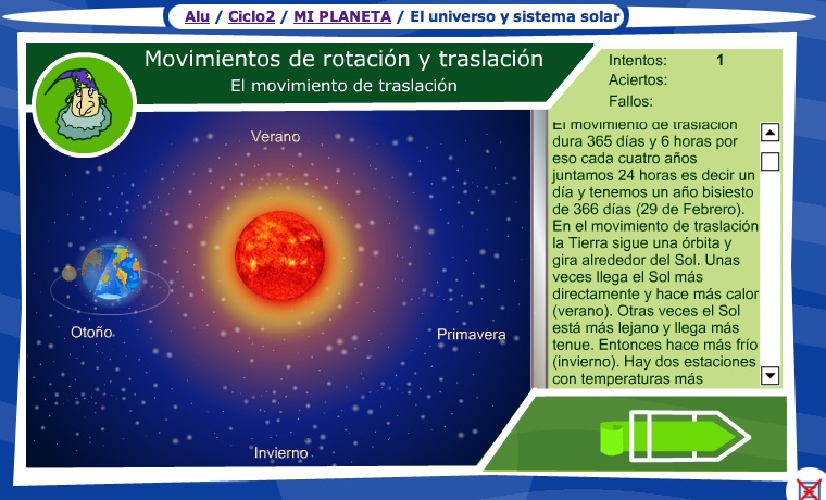 Los movimientos de rotación y traslación de la Tierra | Recurso educativo 35694