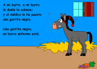 Cuento interactivo: El burro enfermo | Recurso educativo 36154