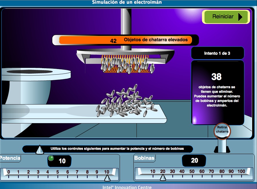 Simulación de un electroimán | Recurso educativo 36194