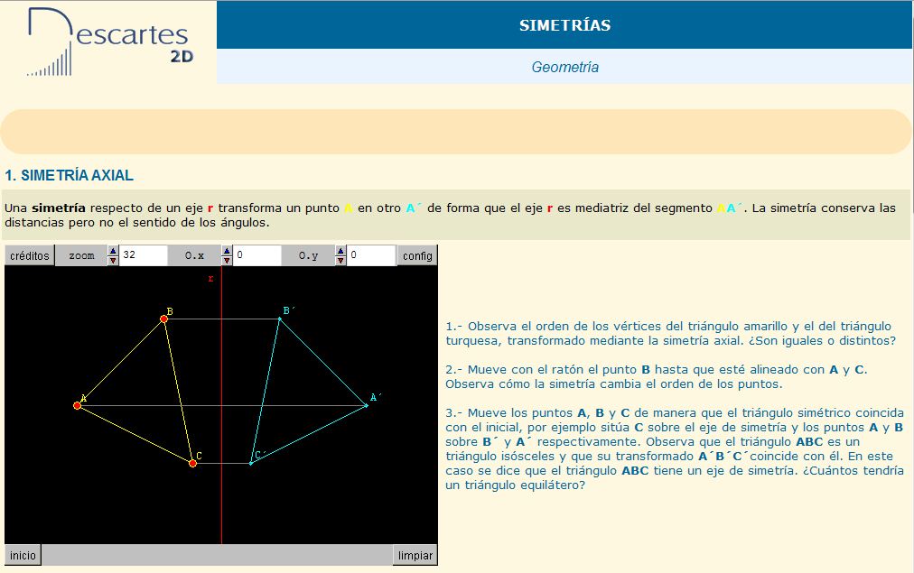 Simetría axial | Recurso educativo 37205