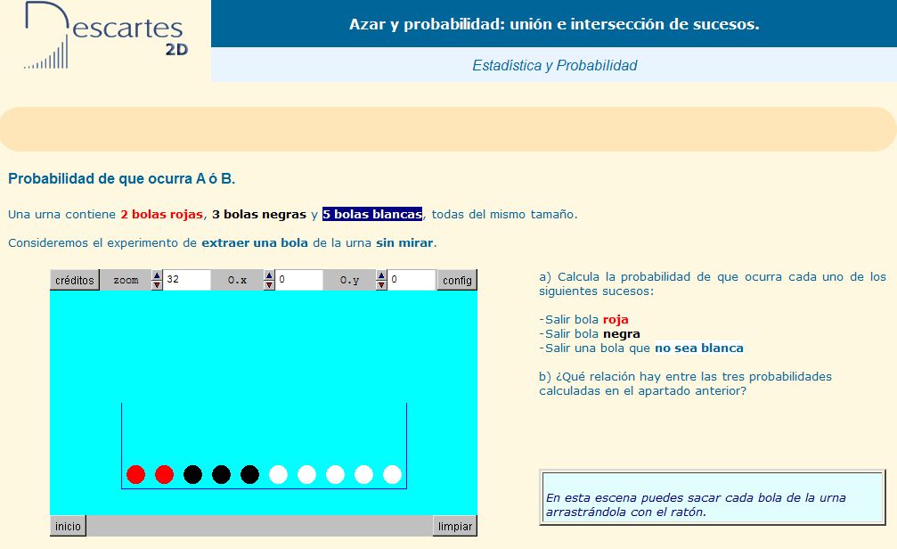 Unión e intersección de sucesos | Recurso educativo 37590