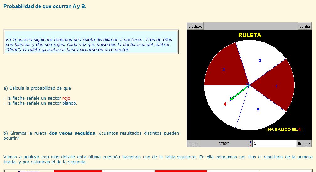 Probabilidad de A y B | Recurso educativo 37591