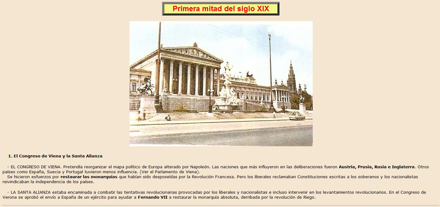 Primera mitad del siglo XIX | Recurso educativo 37718