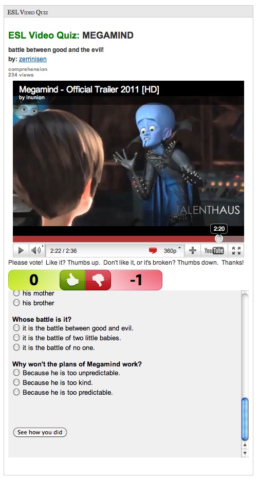 Video: Megamind trailer | Recurso educativo 38102