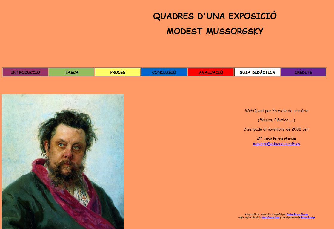 Modest Mússorgski, "Quadres d'una exposició" | Recurso educativo 38253