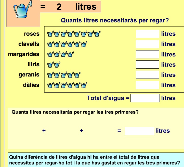 Problemes de sumes | Recurso educativo 38466