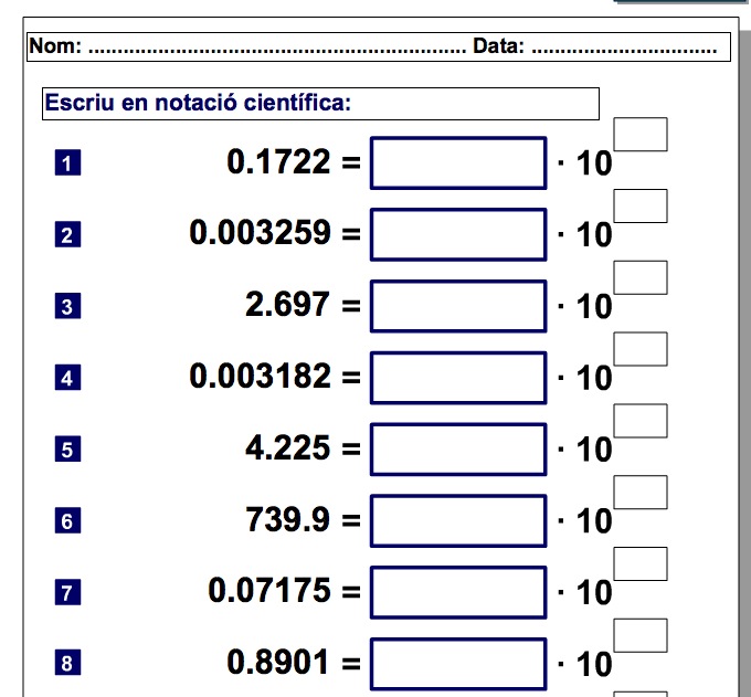Notació científica | Recurso educativo 38496