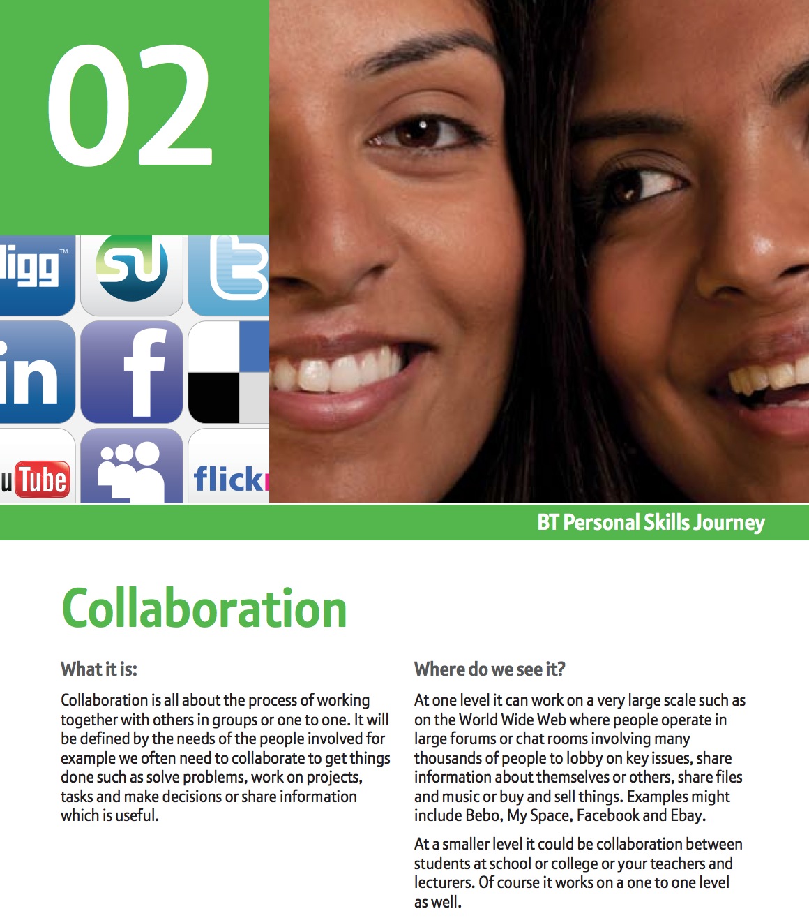 BT Personal Skills Journey: Collaboration | Recurso educativo 39303