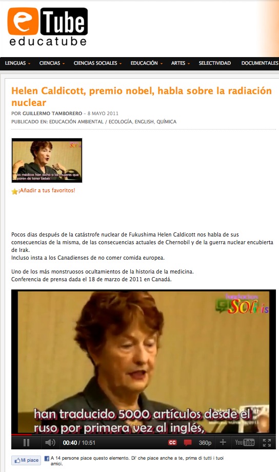 Video: Nuclear radiations in 3Mile Island, Chernobyl and Fukushima | Recurso educativo 39589