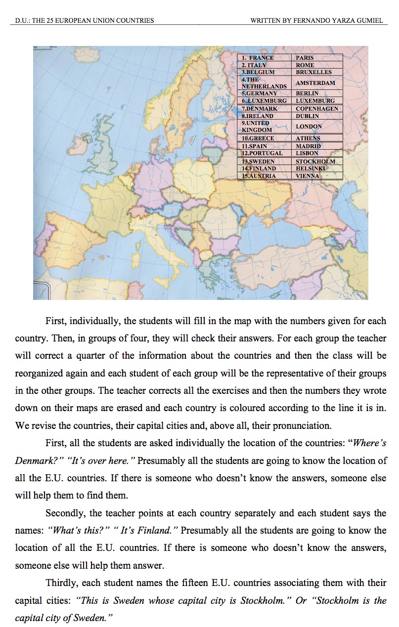 The 25 European Union Countries | Recurso educativo 40452