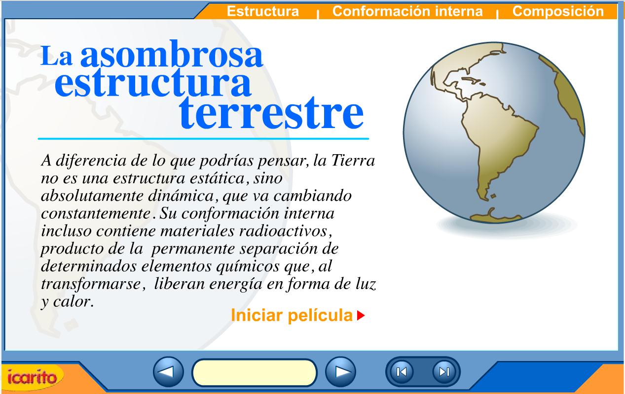 La estructura terrestre | Recurso educativo 41103