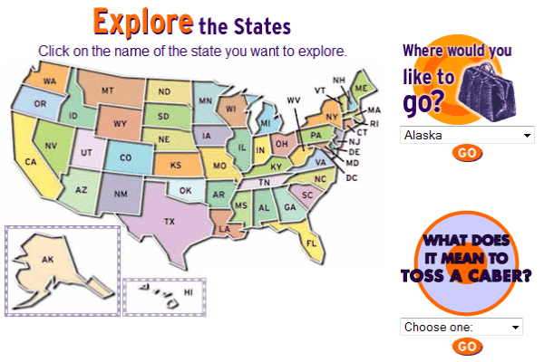 Website: Explore the States | Recurso educativo 41266