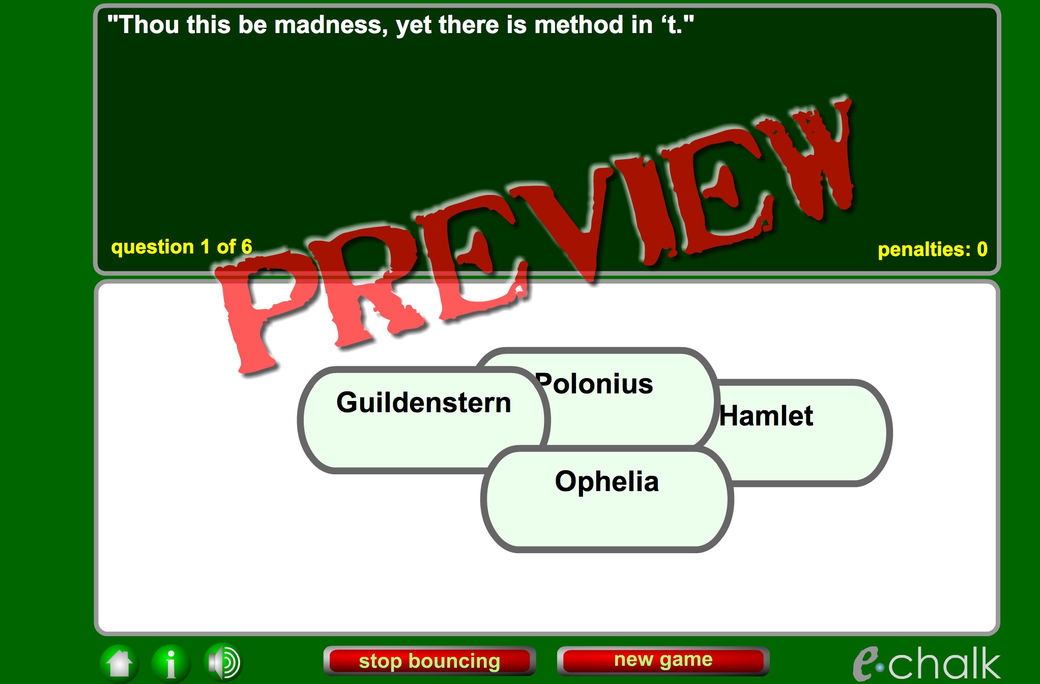 Hamlet, quotes quiz | Recurso educativo 41978