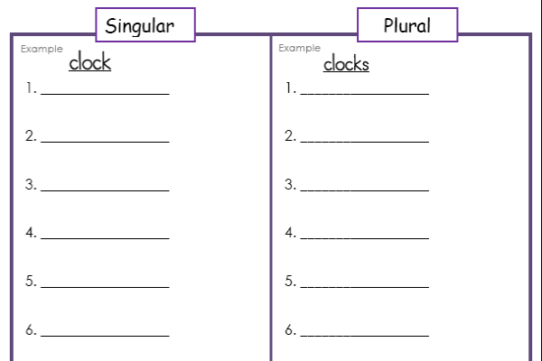 Nouns at school | Recurso educativo 42893