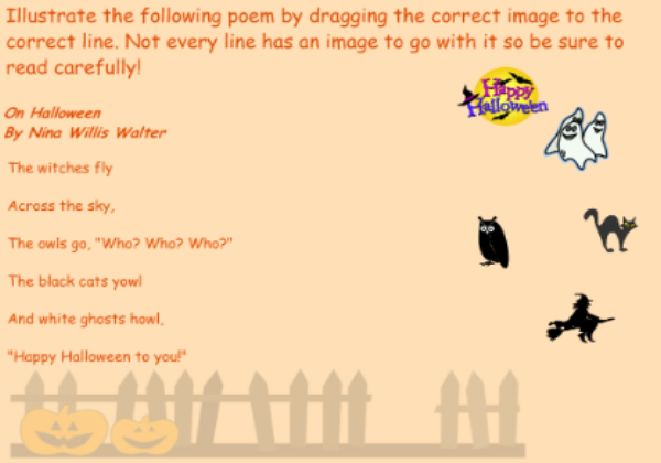 Halloween poems | Recurso educativo 46792