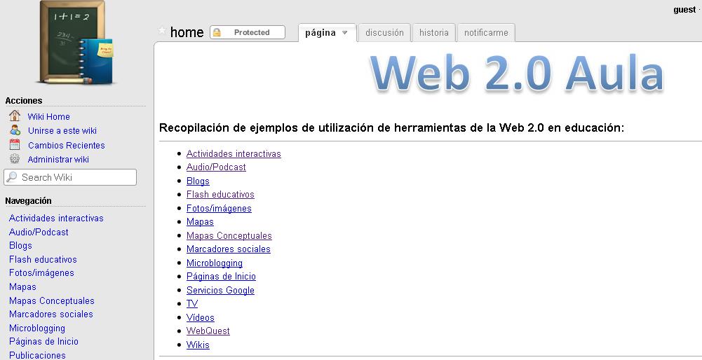 Web 2.0 Aula | Recurso educativo 46923