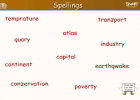 Geography key words | Recurso educativo 46941