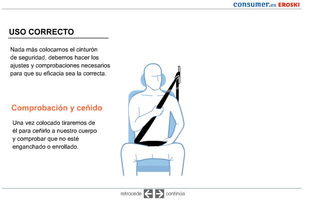 Uso correcto del cinturón de seguridad | Recurso educativo 47028