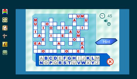 Game: Clueless cross-word | Recurso educativo 48639