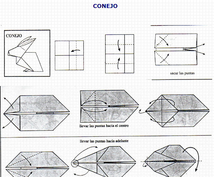 Origami: conejo | Recurso educativo 49730