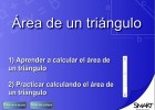 Área de un triángulo | Recurso educativo 49941