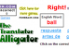 Game: The translator alligator | Recurso educativo 52353