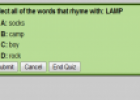 Rhyming words quiz | Recurso educativo 53006