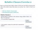 Relative clauses: Rewrite the sentences | Recurso educativo 59818