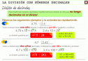 División con decimales | Recurso educativo 15387