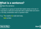 What is a sentence? | Recurso educativo 17708