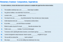 Comparatives and Superlatives | Recurso educativo 18984