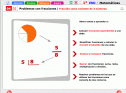 Problemas con fracciones | Recurso educativo 21504