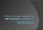 Diptongos, hiatos y triptongos | Recurso educativo 29578