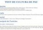 Test de cultura de pau | Recurso educativo 30806