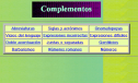 Complementos | Recurso educativo 31468