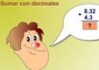 Sumar amb decimals | Recurso educativo 3195