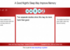 Listening: A Good Night's Sleep May Improve Memory | Recurso educativo 9309