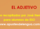 El Adjetivo | Recurso educativo 63223