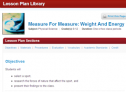 Measure for measure: Weight and energy | Recurso educativo 69777