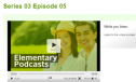 Elementary podcasts: Series 03 Episode 05 | Recurso educativo 77112