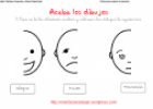 Acaba lo dibujos: alegre, triste, mareado | Recurso educativo 77627