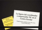 La figura del coordinador TIC | Recurso educativo 92492