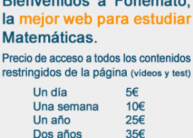 MATEMÁTICAS. Ejercicios resueltos. Videos. Apuntes. Bachillerato Universidad | Recurso educativo 99726