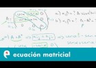 Ecuación matricial (ejercicio 3) | Recurso educativo 109461