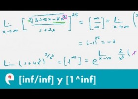 Límites: indeterminaciones [inf/inf] y [1^inf] (ejercicio) | Recurso educativo 109632